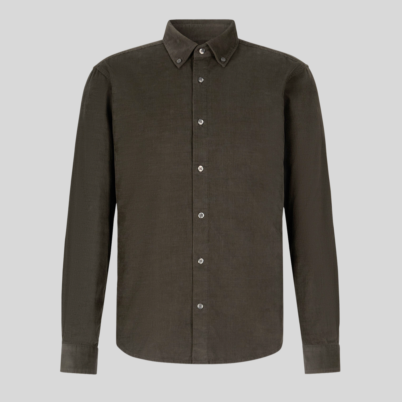 Fine Wale Cord Shirt - Dark Green