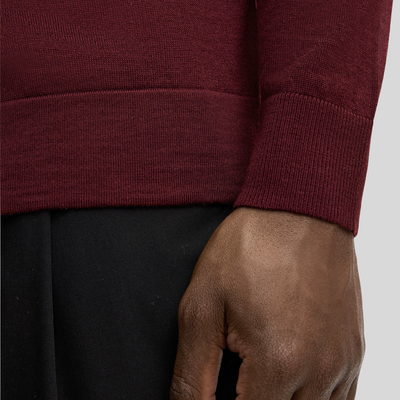 Gotstyle Fashion Strellson Pullover with Stand-Up Collar - Rust