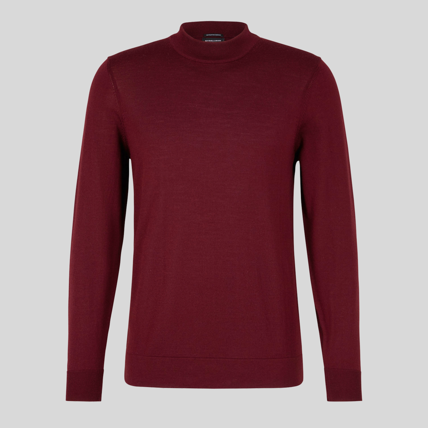 Gotstyle Fashion Strellson Pullover with Stand-Up Collar - Rust