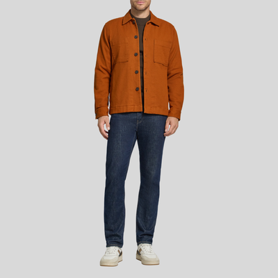 Gotstyle Fashion Strellson Twill Shirt Jacket - Terracotta