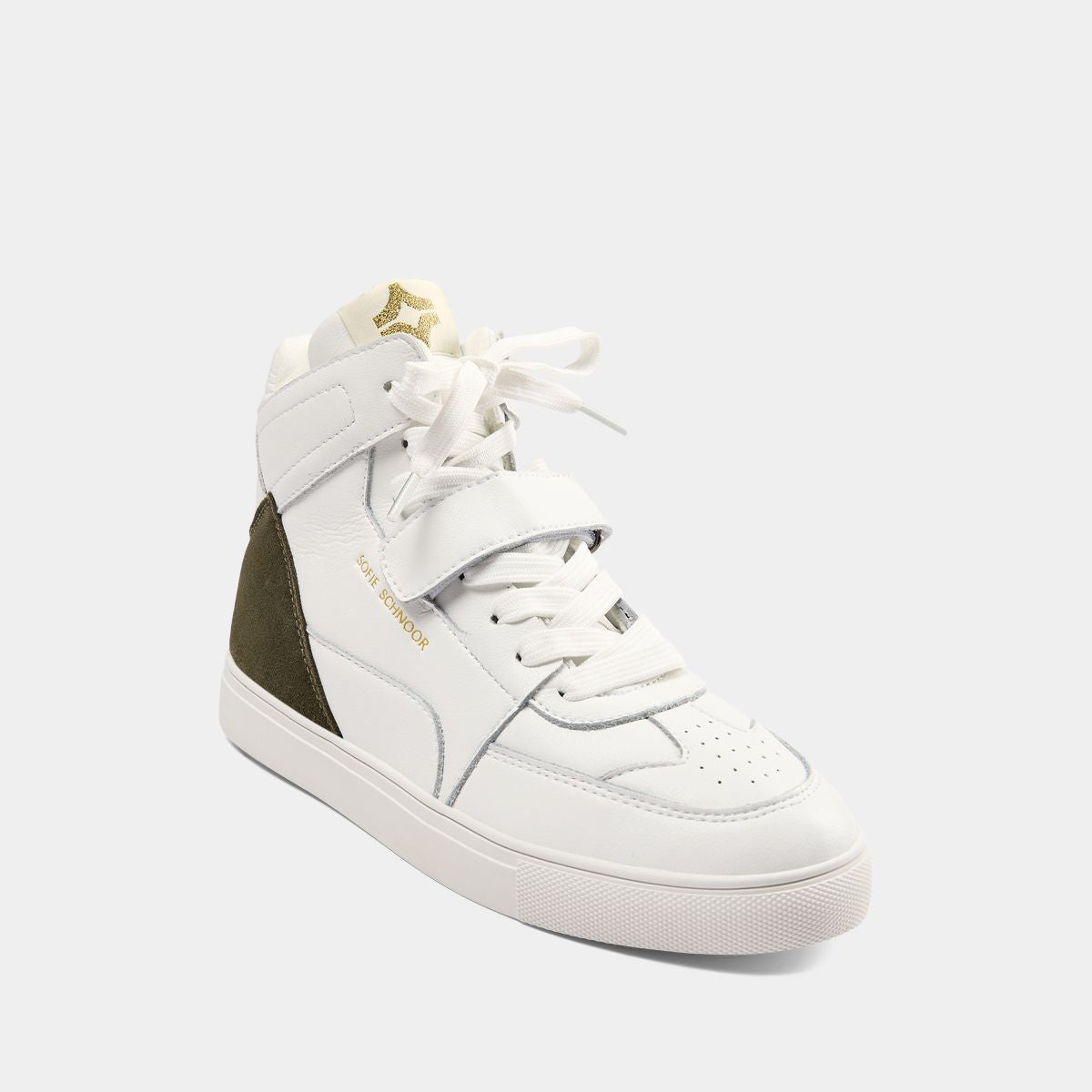 Gotstyle Fashion - Sofie Schnoor Shoes Suede Contrast Hi-Top Sneaker - White