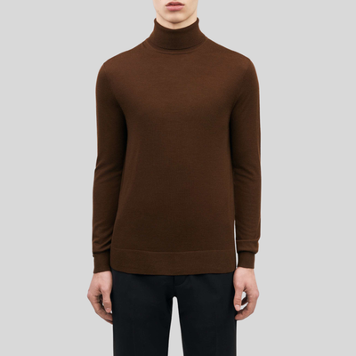 Gotstyle Fashion - Tiger Of Sweden Sweaters Merino Wool Turtleneck Sweater - Copper