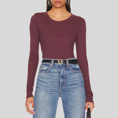 Gotstyle Fashion - LAmade Tops Waffle Knit Thermal Top - Oxblood