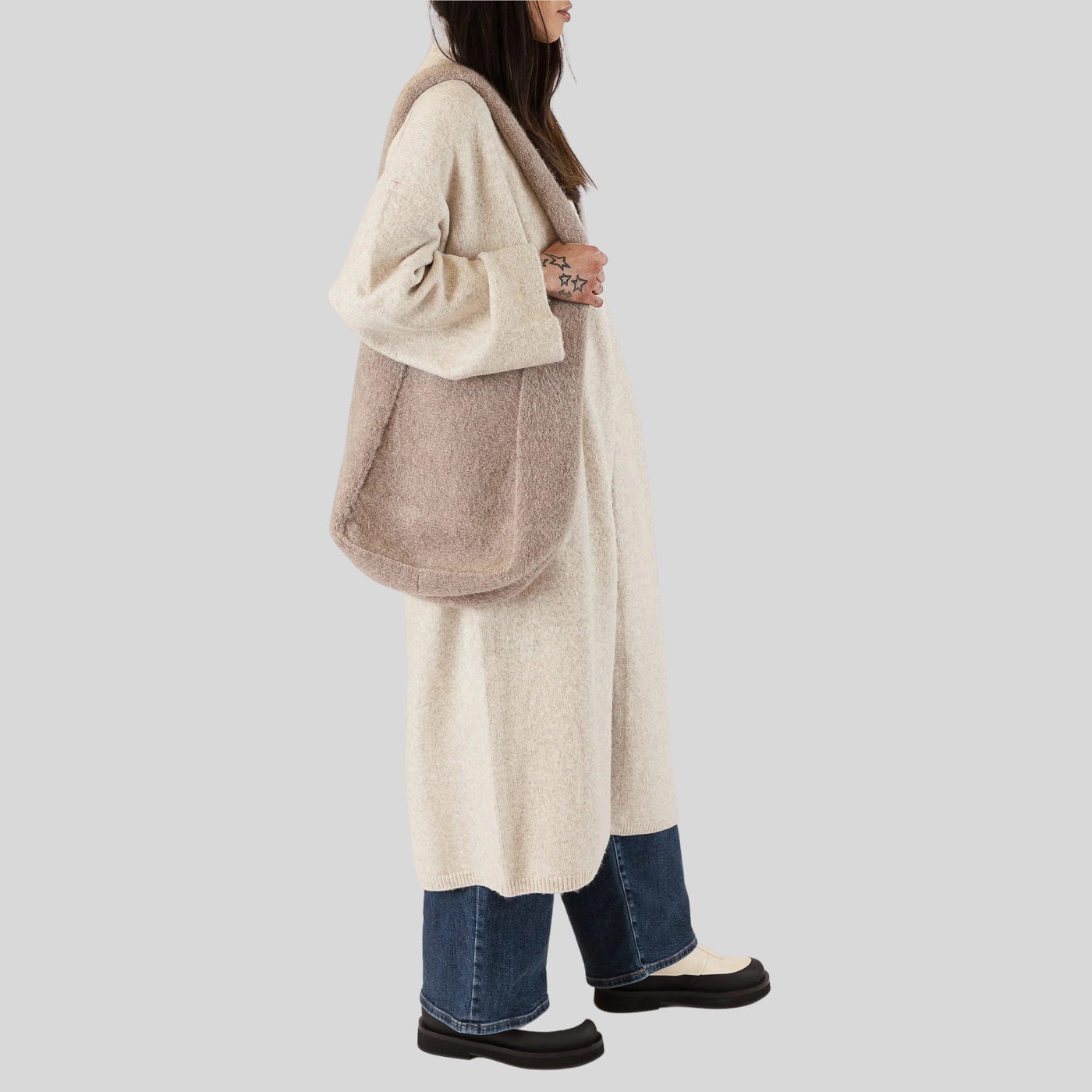 Gotstyle Fashion - Lyla & Luxe Bags Knit Tote Bag - Tan
