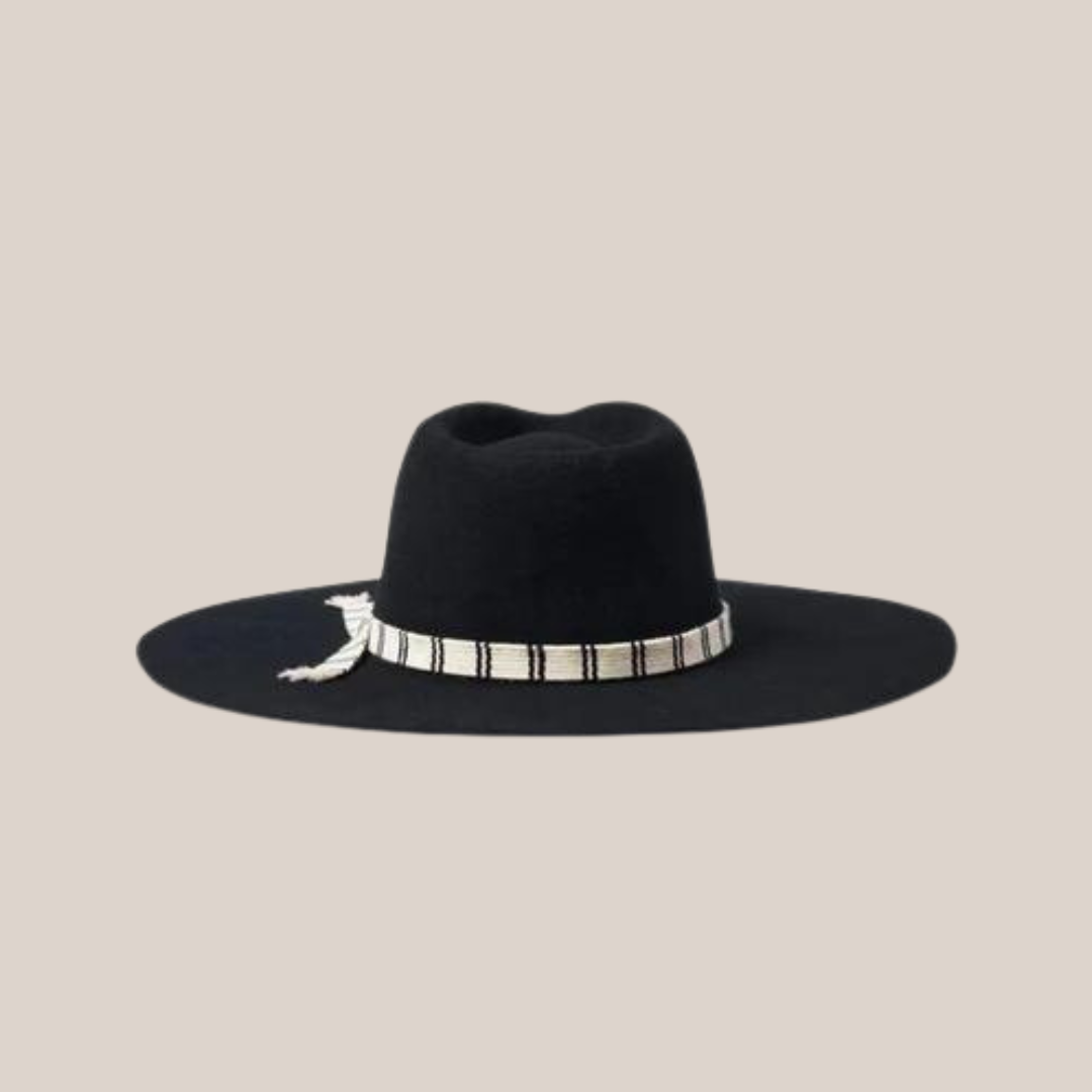 Gotstyle Fashion - Brixton Hats Leigh Felt Fedora - Black