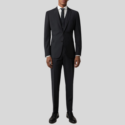 Gotstyle Fashion - Strellson Suits Wool Stretch Blend Blazer - Black