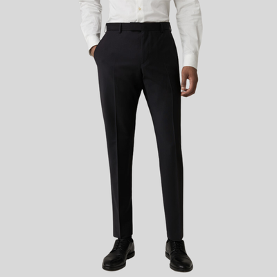 Gotstyle Fashion - Strellson Suits Wool Stretch Blend Slim Fit Dress Pant - Black