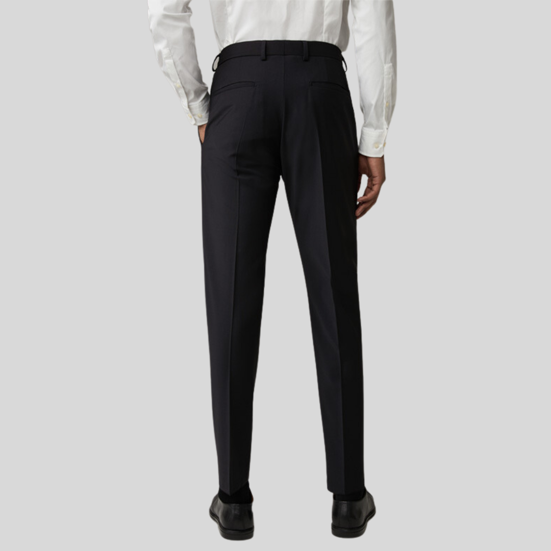 Black wool blend Pant Suit