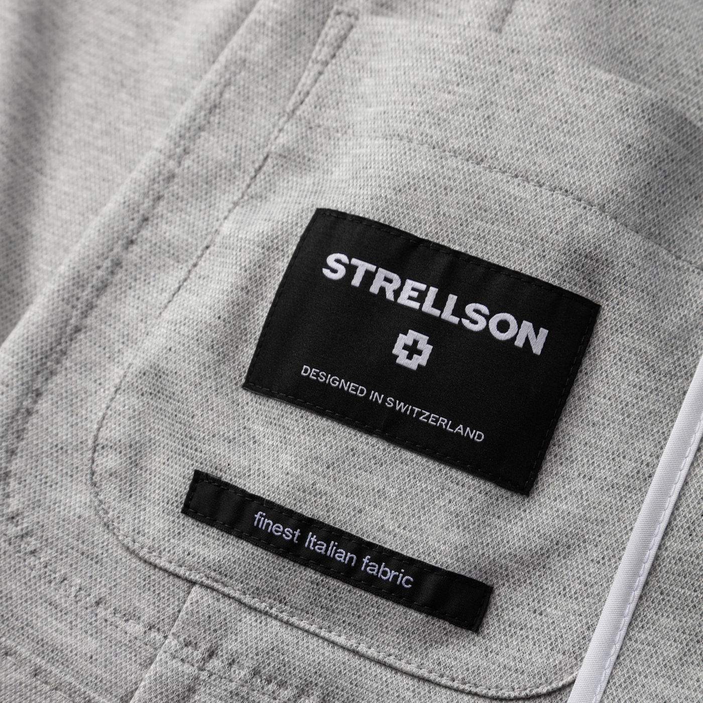 Gotstyle Fashion - Strellson Blazers Patch Pocket Stretch Jersey Blazer - Light Grey