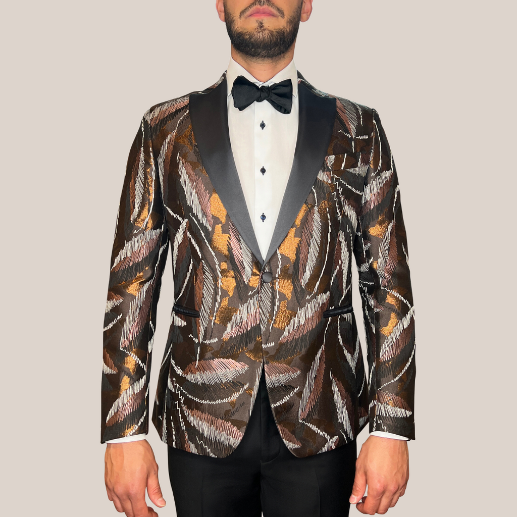 Peak lapel hot sale tuxedo jacket