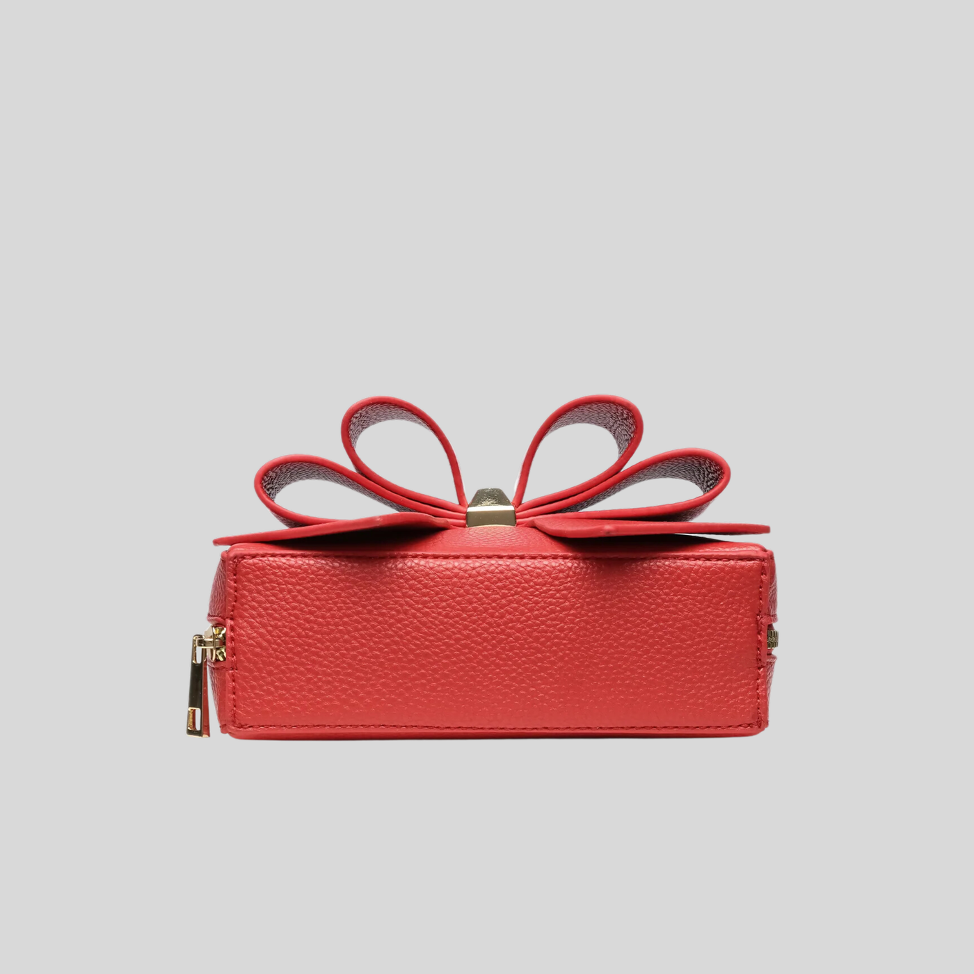 Gotstyle Fashion - Like Dreams Bags Bow Mini Pebbled Crossbody Bag - Red