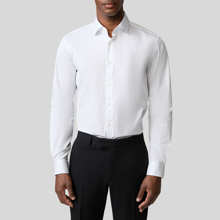 Strellson Slim Fit Cotton Dress Shirt White
