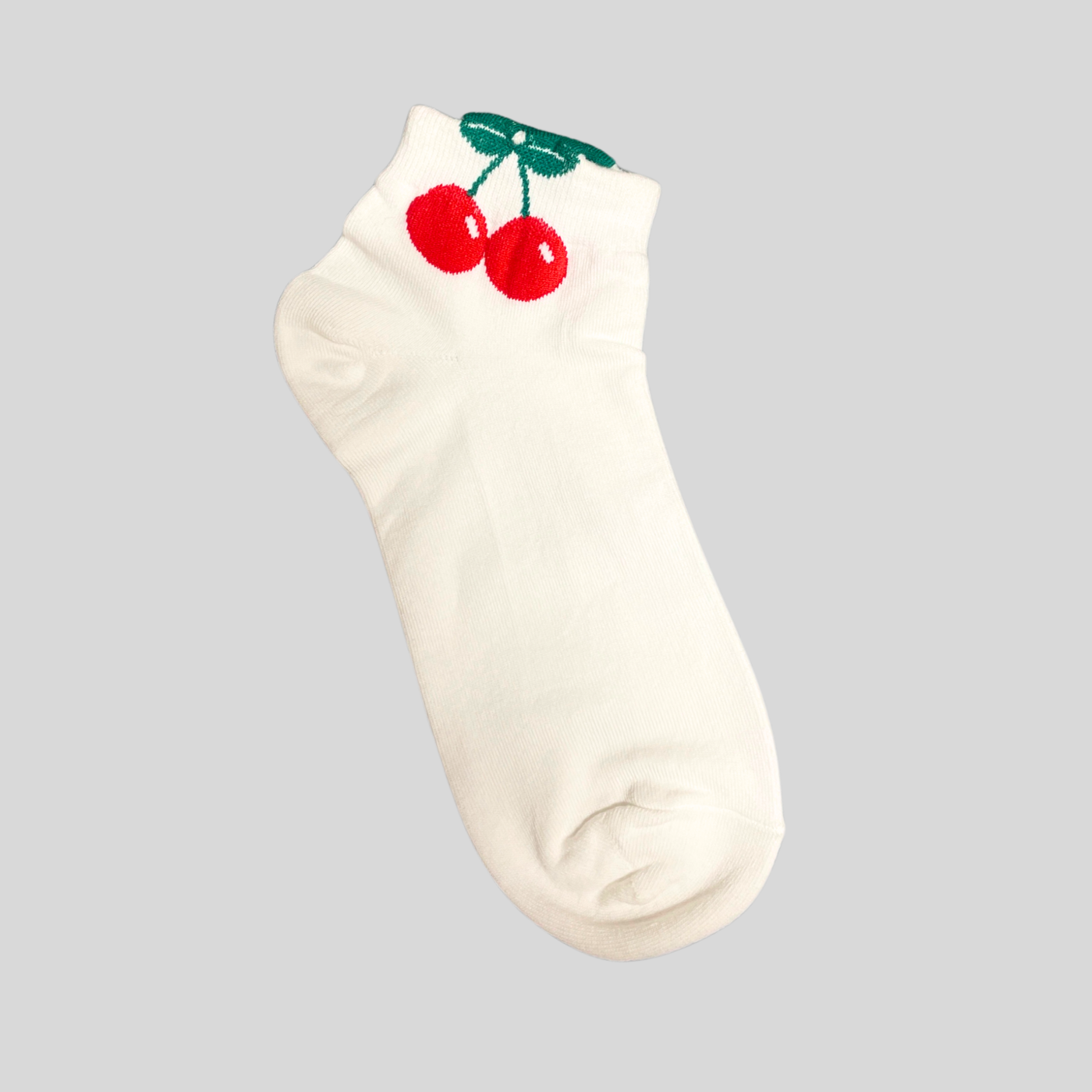 Short Fruit Socks - Cherry