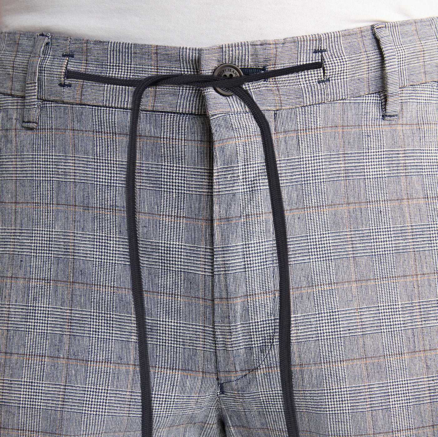 Gotstyle Fashion - Joop! Pants Glen Check Drawstring Chinos - Grey