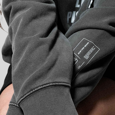 Gotstyle Fashion - Newtone Sweatshirts Less Pistols Hoodie Kangaroo Pocket - Charcoal