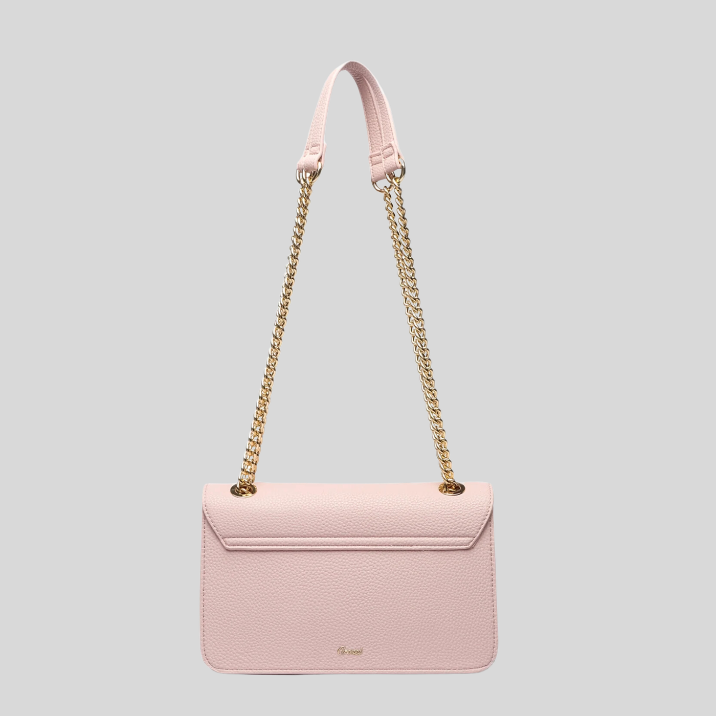 Gotstyle Fashion - Like Dreams Bags Overflap Bow Pebbled Crossbody Bag - Pink