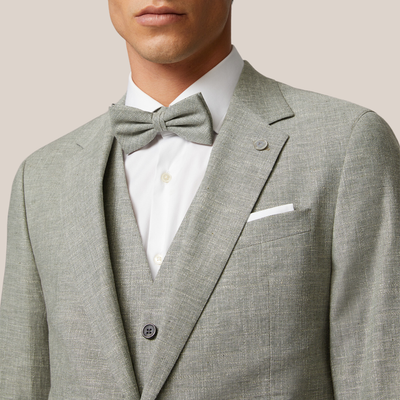 Gotstyle Fashion - Strellson Suits Mottled Cotton Wool Blend Patch Pocket Suit Jacket - Light Green