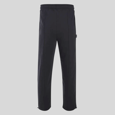 Monogram Embroidered Logo Jogger - Black