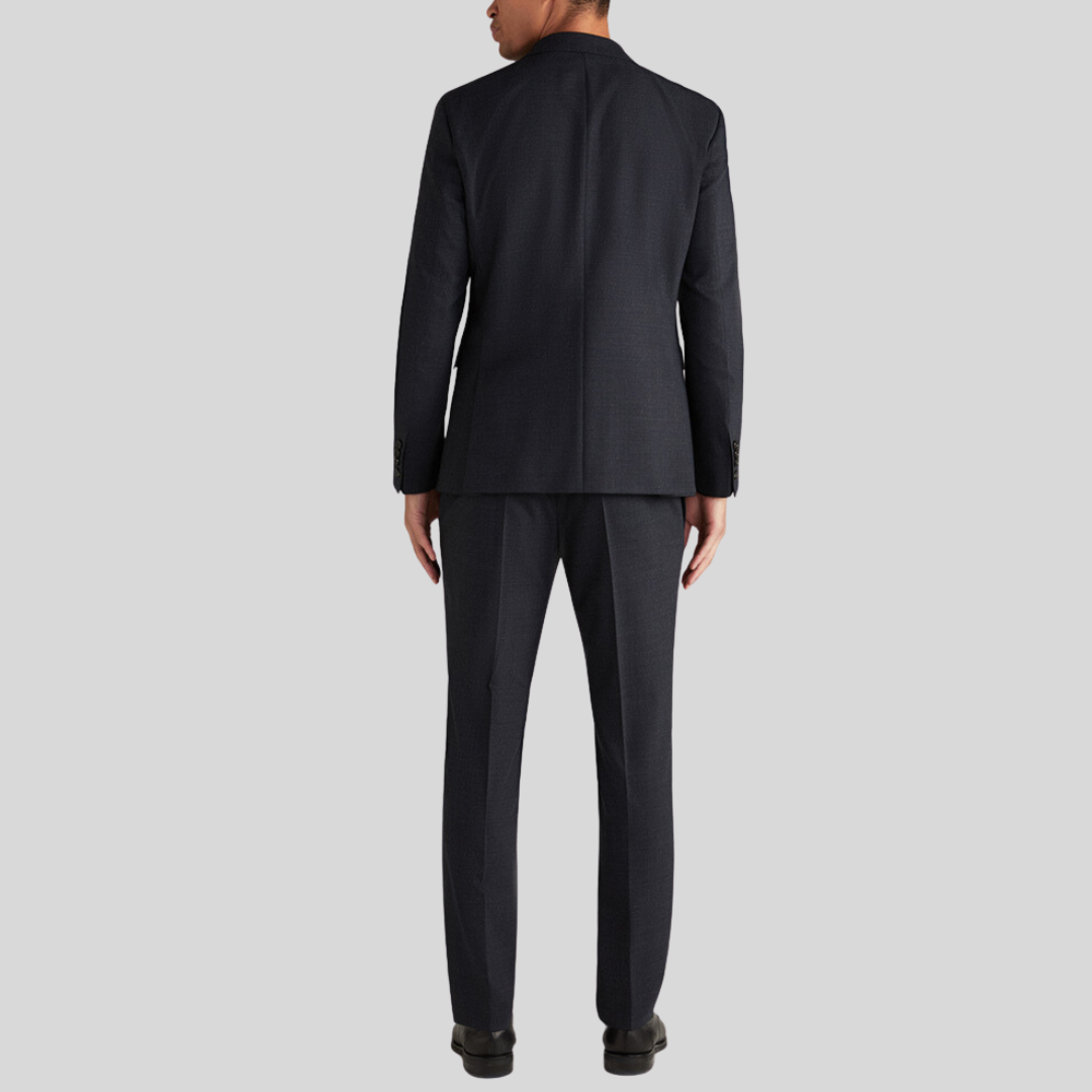 Gotstyle Fashion - Joop! Suits Melange Stretch Wool Knit Suit - Charcoal