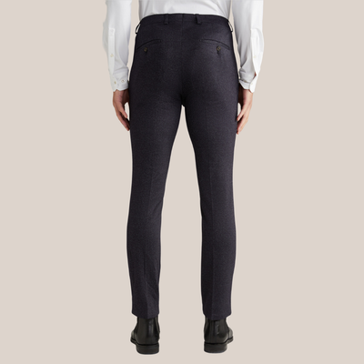 Gotstyle Fashion - Joop! Pants Mottled Stretch Jersey Trousers - Navy