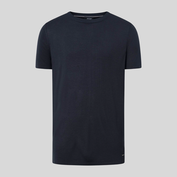 Knit Crew Ribbed T-Shirt - Dark Navy