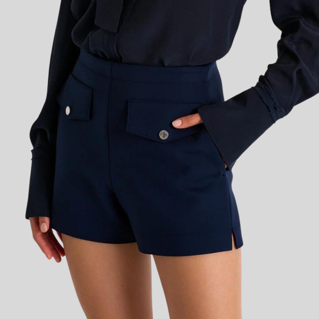Gotstyle Fashion - Shan Shorts Stretch Jersey Shorts - Navy