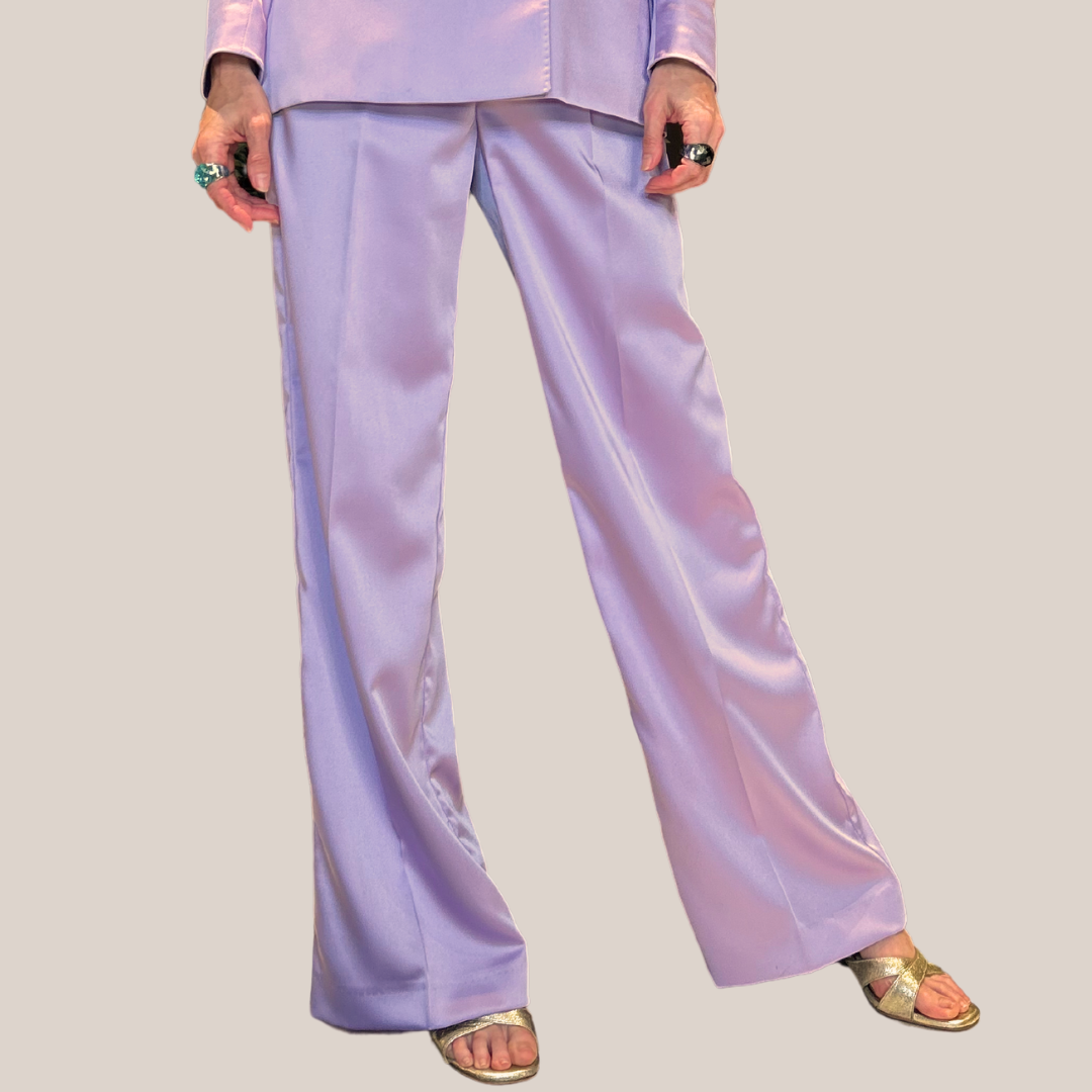 Wide Leg Pants - Lavender