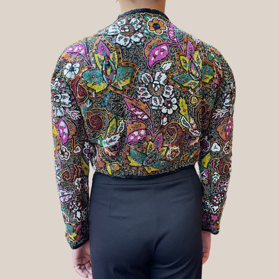 Gotstyle Fashion - Papamkt Papamkt "Donna" 90s Beaded Floral Pattern Jacket - Multi