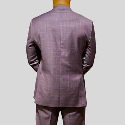 Gotstyle Fashion - PieroGabrieli Suits Plaid Check Suit - Dark Purple