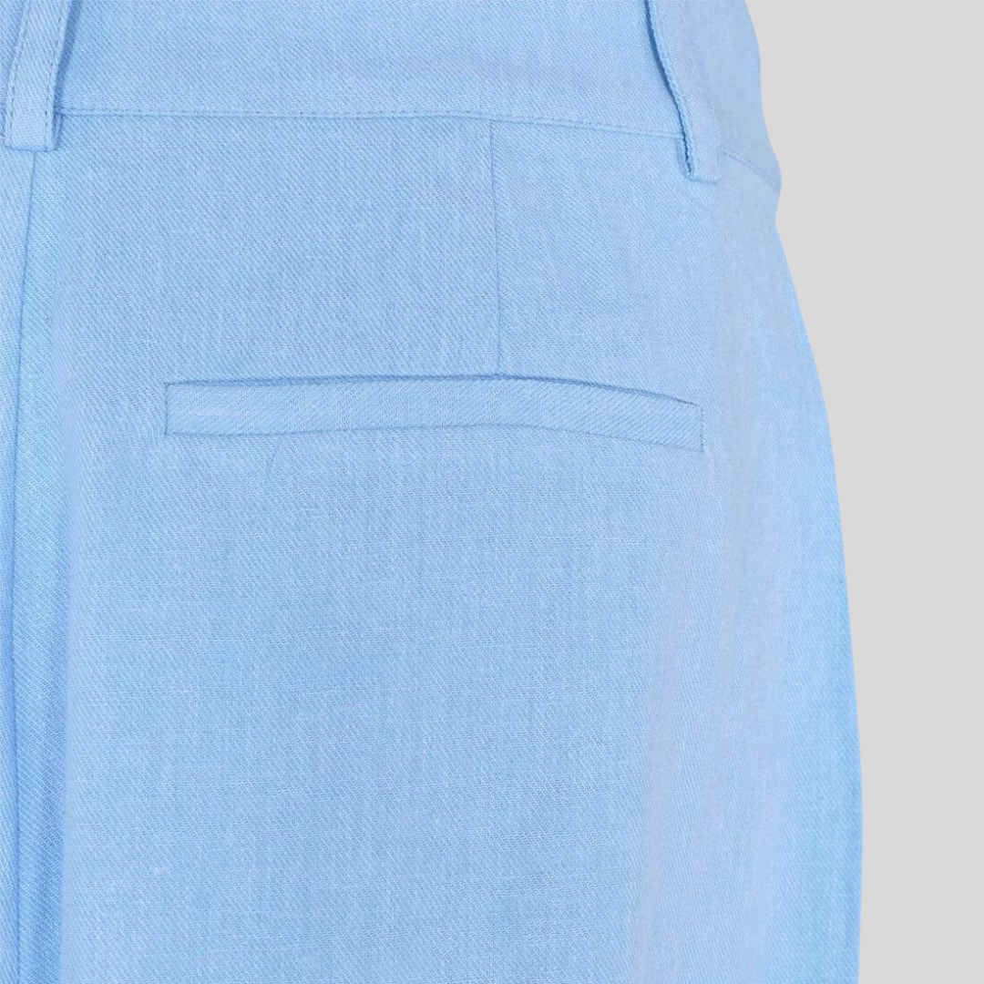 Gotstyle Fashion - Sofie Schnoor Shorts Linen Blend Pleated Shorts - Blue