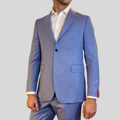 Gotstyle Fashion - PieroGabrieli Suits Wool / Cashmere Stretch Flanella Suit - Blue