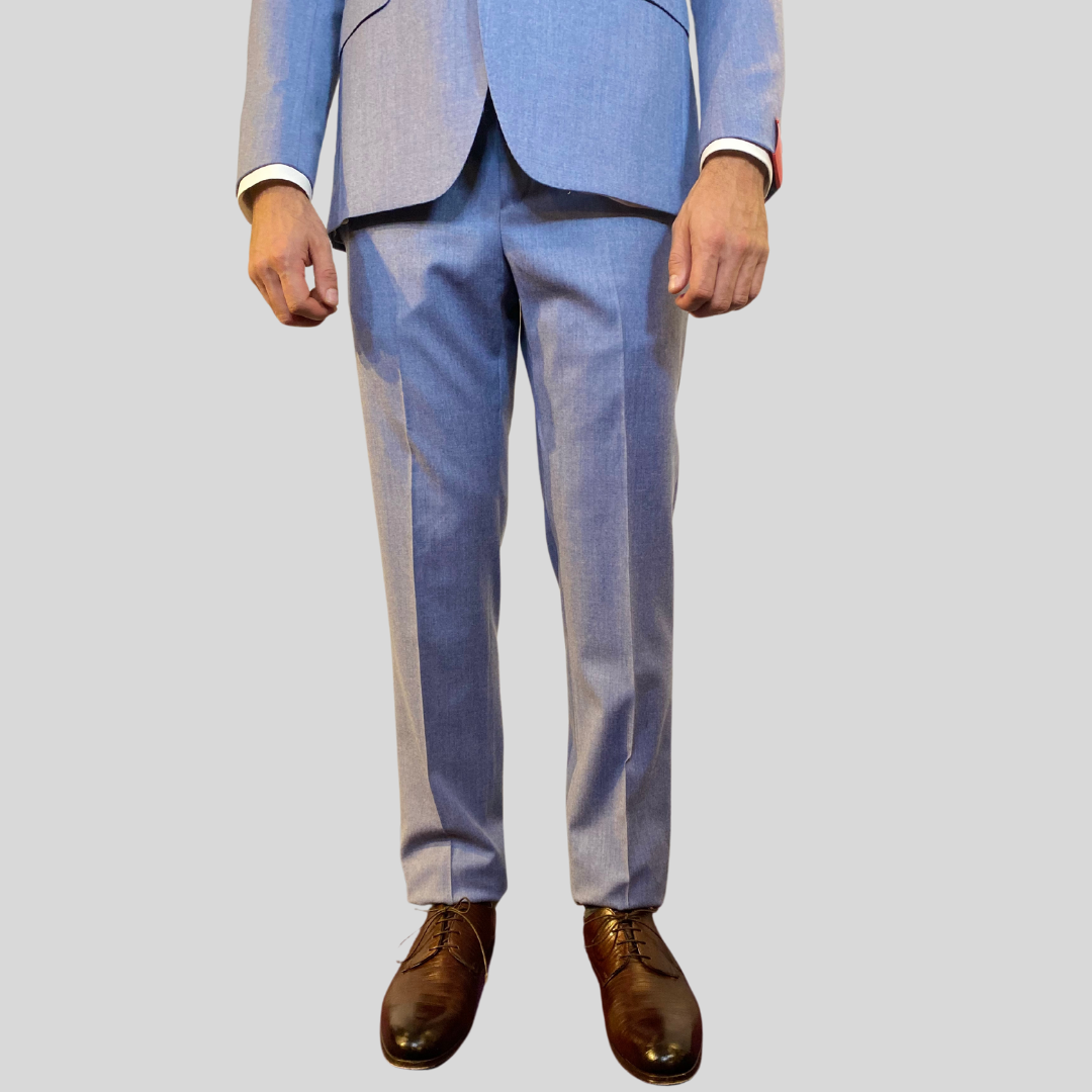 Gotstyle Fashion - PieroGabrieli Suits Wool / Cashmere Stretch Flanella Suit - Blue
