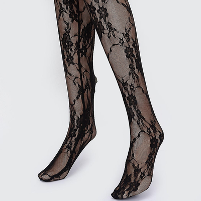 Lace Tights - Black