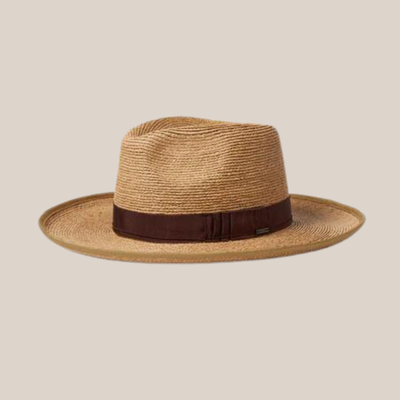 Gotstyle Fashion - Brixton Hats Reno Straw Fedora Hat - Tan
