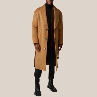 Gotstyle Fashion - Strellson Coats Shawl Collar Wool Blend Overcoat - Camel