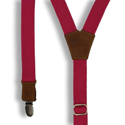 Gotstyle Fashion - Wiseguy Original Belts Slim Elastic Suspenders - Essential Cyclamen