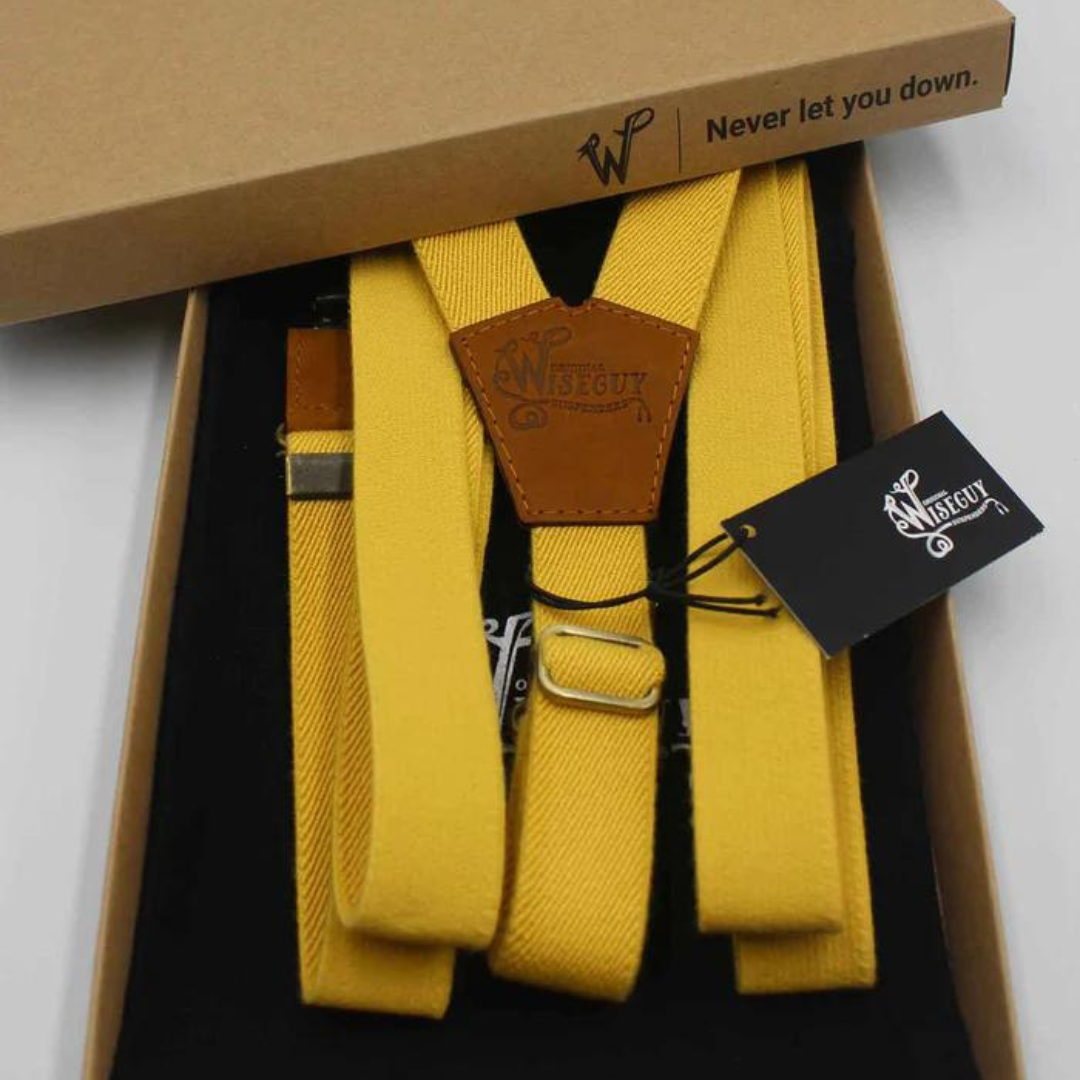 Gotstyle Fashion - Wiseguy Original Belts Slim Elastic Suspenders - Essential The Tuscany