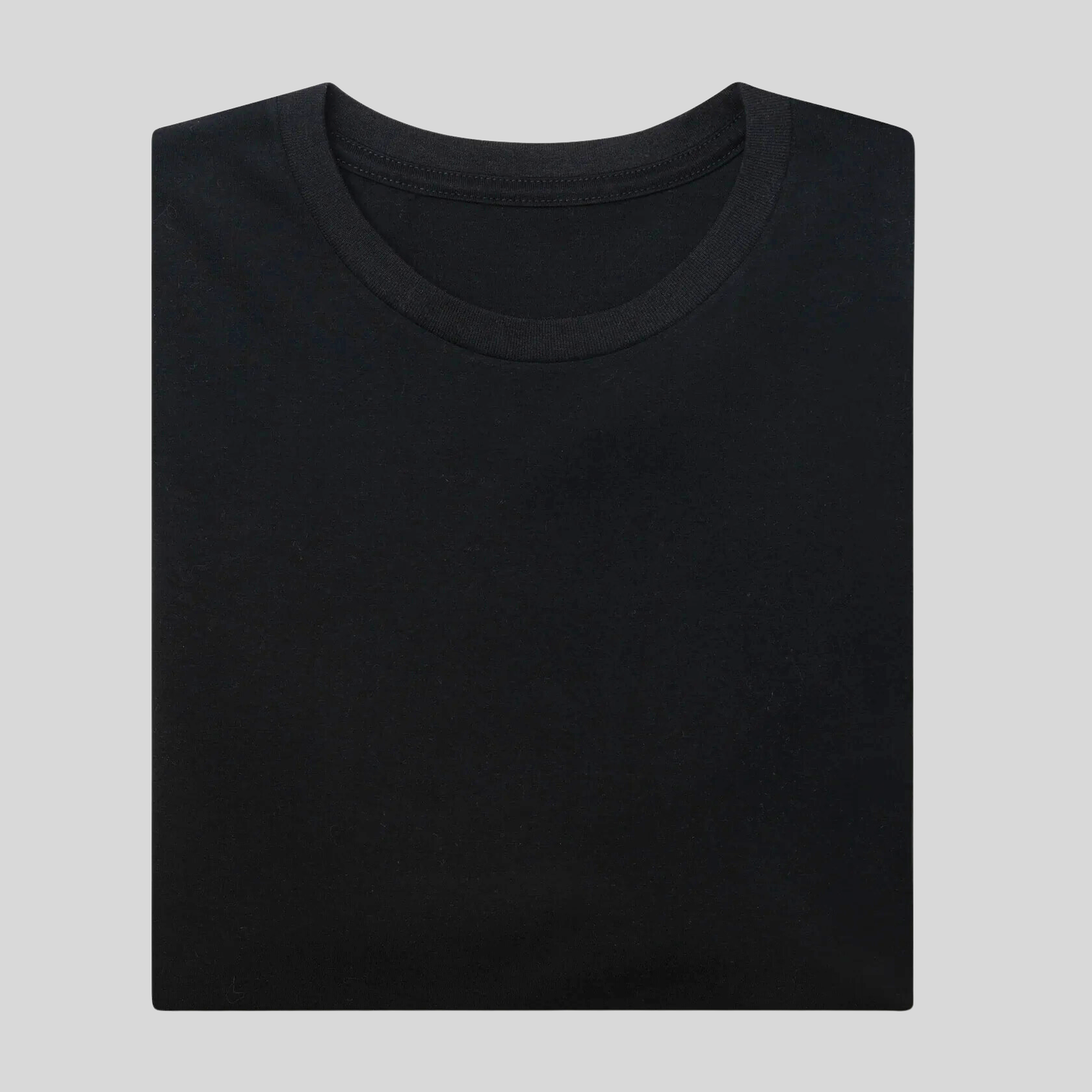 Classic Organic Cotton Crew T-Shirt - Black