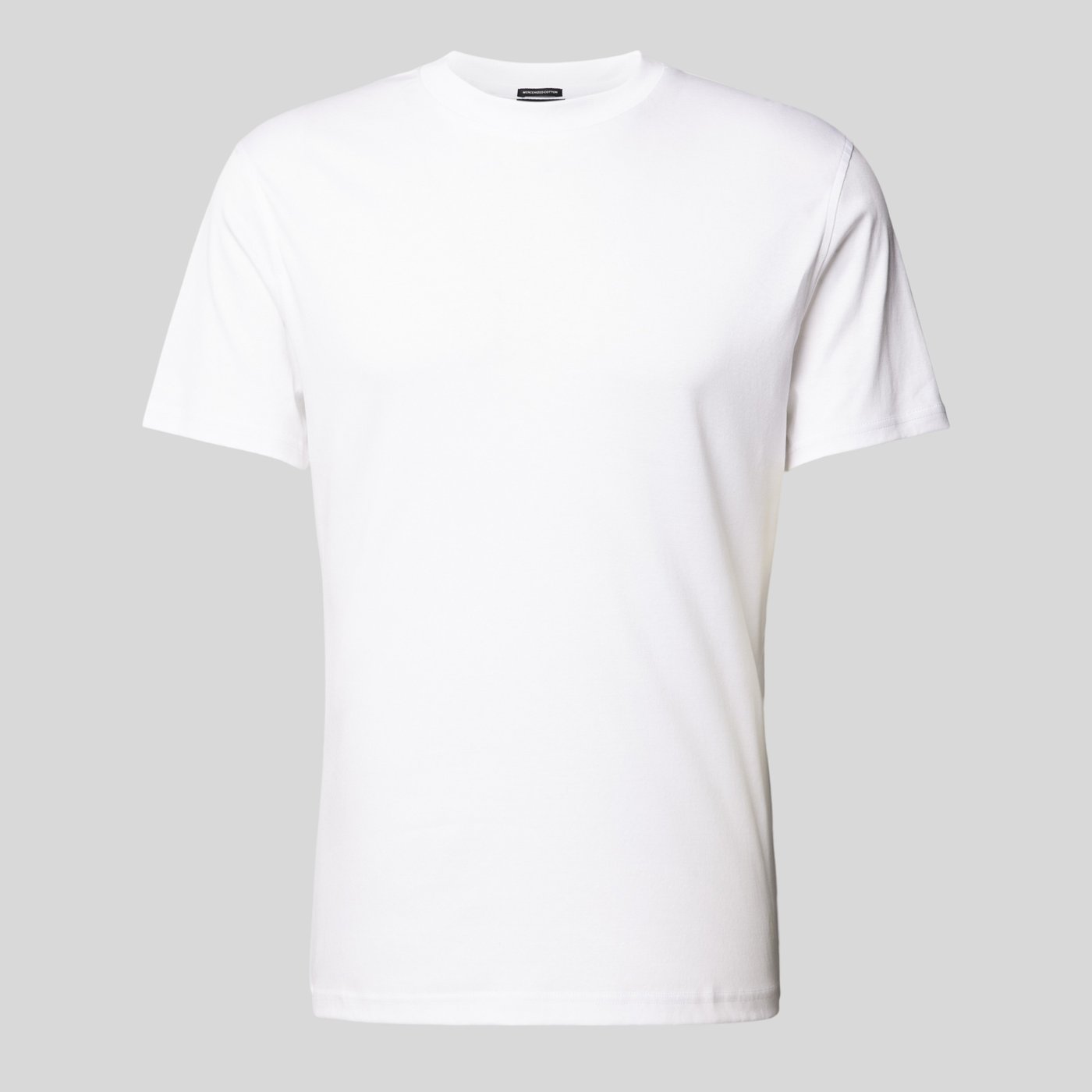 Mercerized Cotton Crew T-Shirt - White