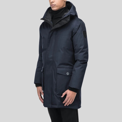 Crosshatch Parka - Navy