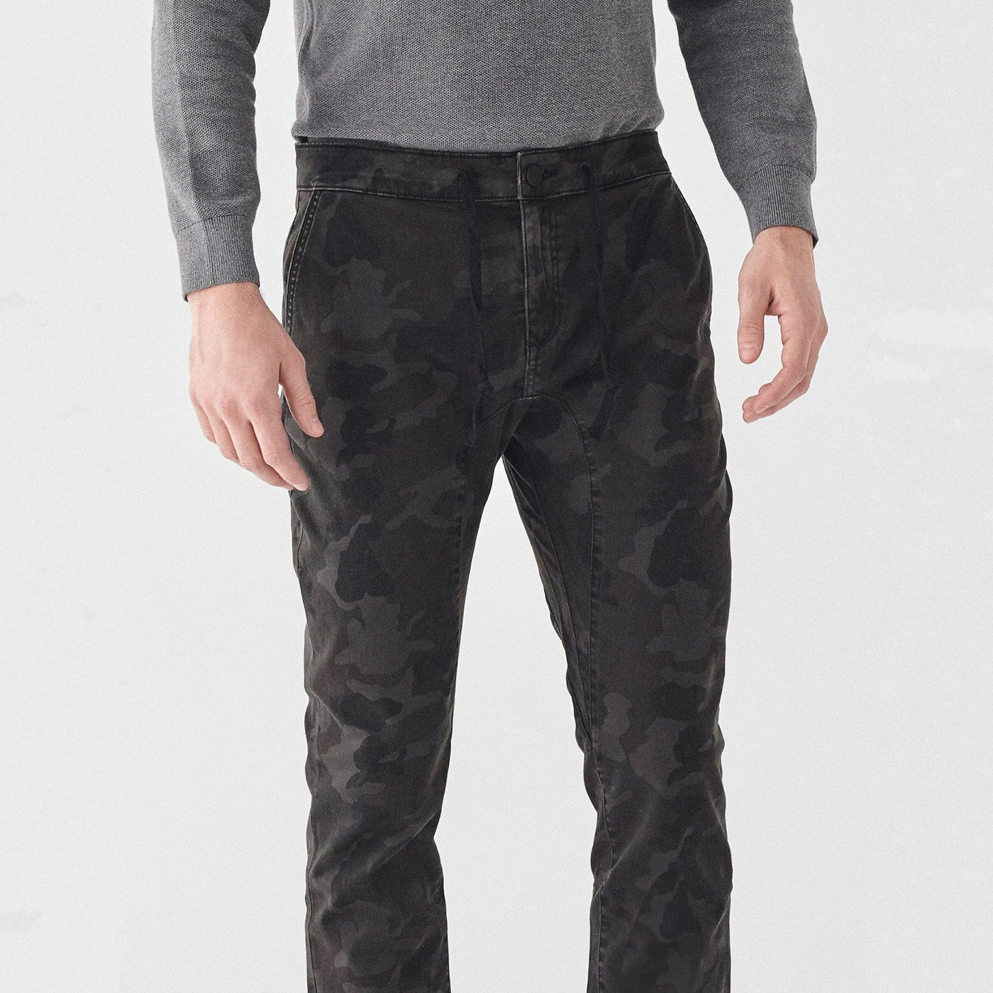 Gotstyle Fashion - DL1961 Pants Tonal Camo Track Chino - Charcoal