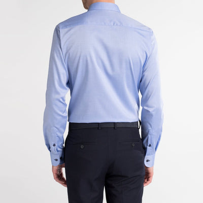Gotstyle Fashion - Eterna Collar Shirts Oxford Slim Fit Cutaway Collar Shirt - Blue