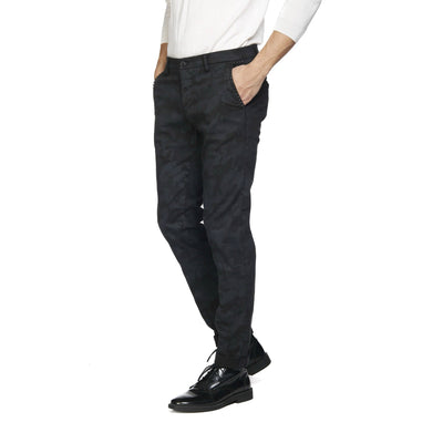 Gotstyle Fashion - Mason's Pants Camo Print Extra Slim Fit Chino w Studs Detail