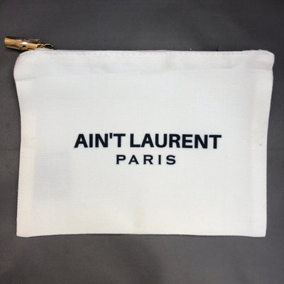 Gotstyle Fashion - Toss Designs Gifts Flat Zip Bag - Ain't Laurent