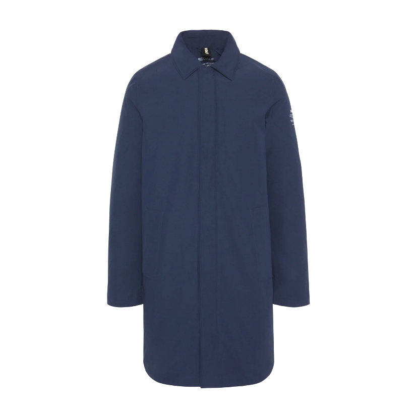 Gotstyle Fashion - Ecoalf Jackets Recycled Polyester Waterproof Top Coat - Navy