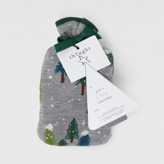 Gotstyle Fashion - Thought Socks 2 Pack Festive Forest / Stripe Sock Bag