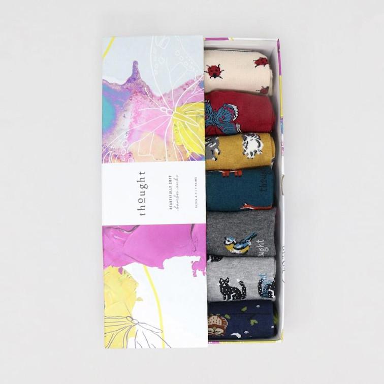 Gotstyle Fashion - Thought Socks 7 Pack Animal Sock Box
