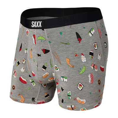 Gotstyle Fashion - Saxx Underwear Vibe Boxer Modern Fit - Grey Sushi Doobie Doo