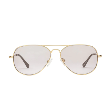 Mabuhay Aviator Reading Glasses - Matte Gold Charcoal