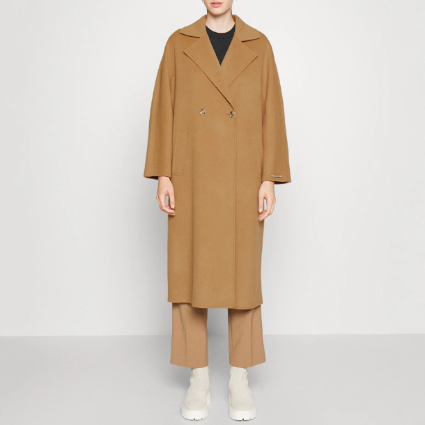 Gotstyle Fashion - Marella Jackets Wool Long Coat - Tan